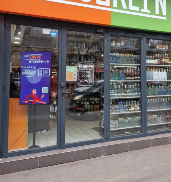 Reteaua Digitala DOOH Indoor - Brooklyn Drinks Market – Nicolae Titulescu