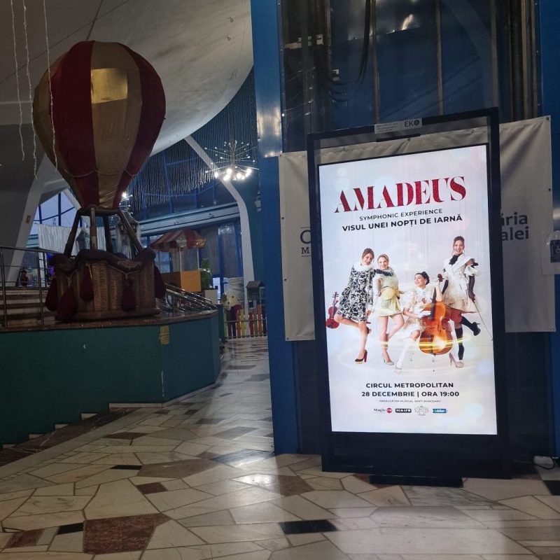 Reteaua Digitala DOOH Indoor - Circul Metropolitan București – Stanga Reteaua Digitala DOOH Indoor - Circul Metropolitan București – Stanga