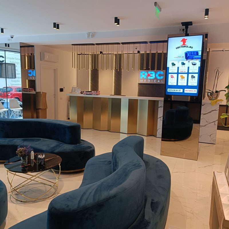 Reteaua Digitala DOOH Indoor - RBC MEDICAL