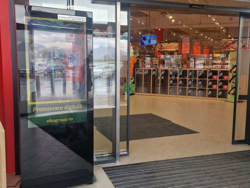 Rețeaua DOOH EkoGroup cu Ciprian Petrescu îmbunătățește prezența brandurilor locale în Râșnov